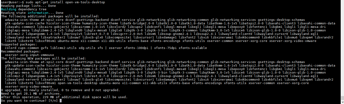 Install Open VM Tools Ubuntu 18.04