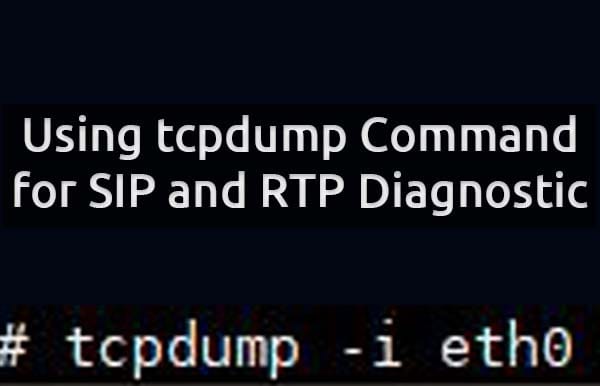 tcpdump sip and rtp