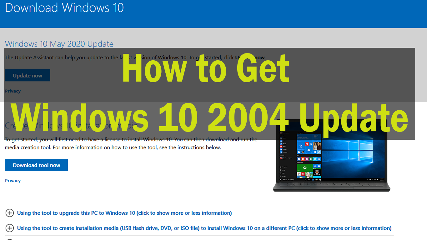 How to Get Windows 10 2004 Update