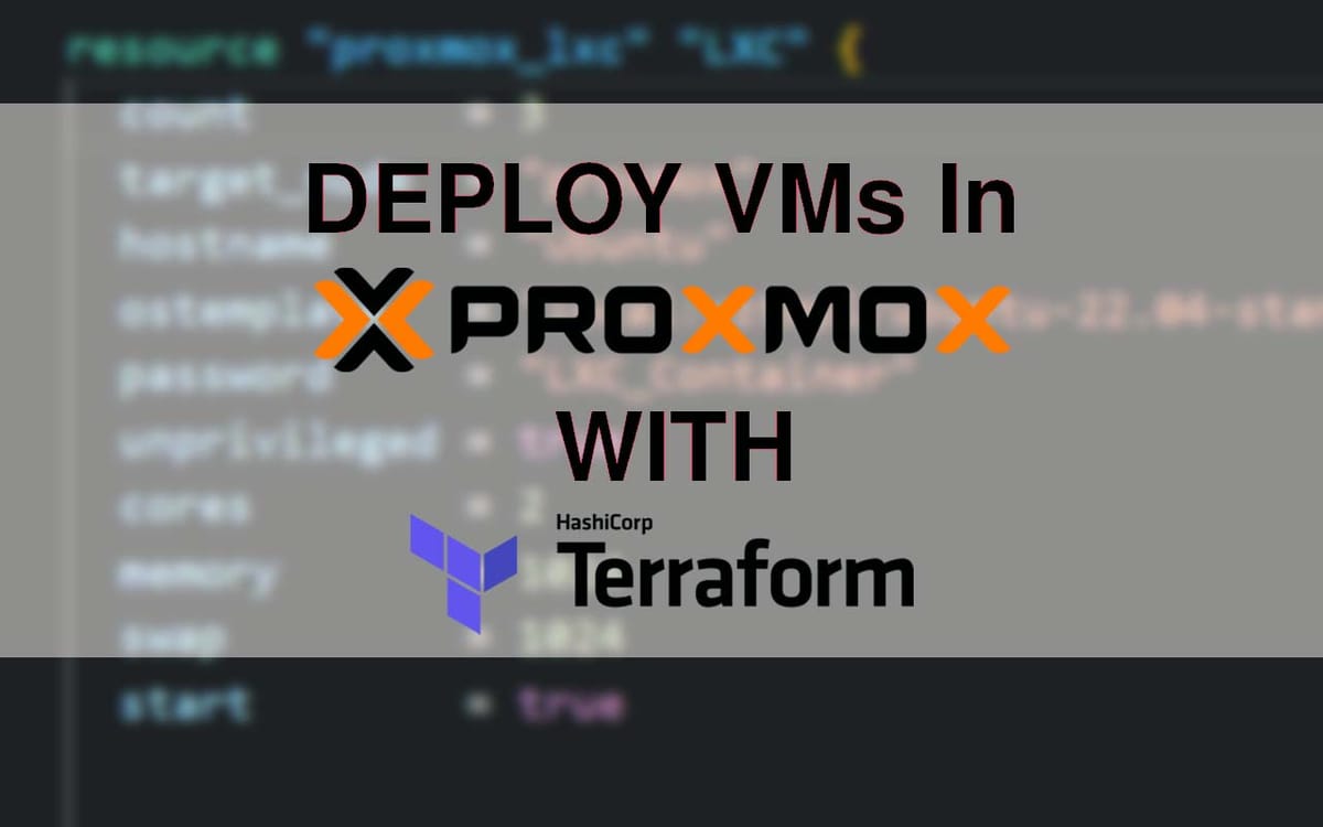 Terraform Proxmox Tutorial