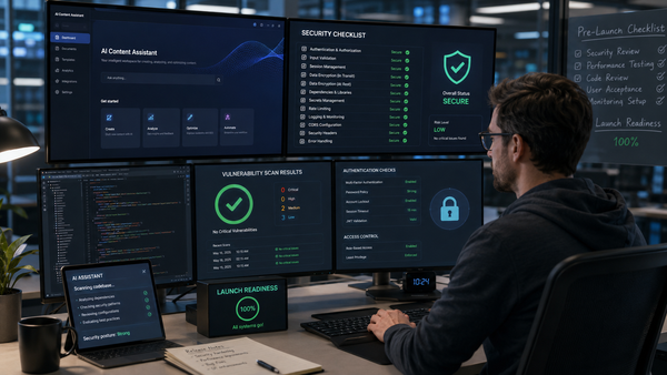 AI-built app security checklist: don't launch before checking these 15 things