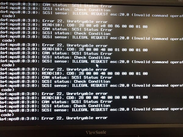 Error 22, Unretryable error