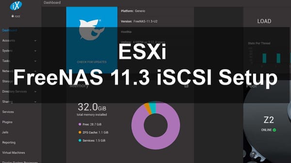 FreeNAS 11.3 iSCSI Setup