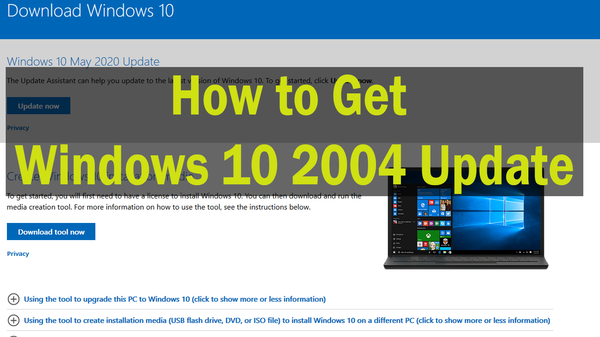 How to Get Windows 10 2004 Update