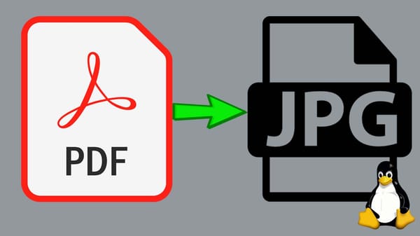 Convert PDF to JPG Linux