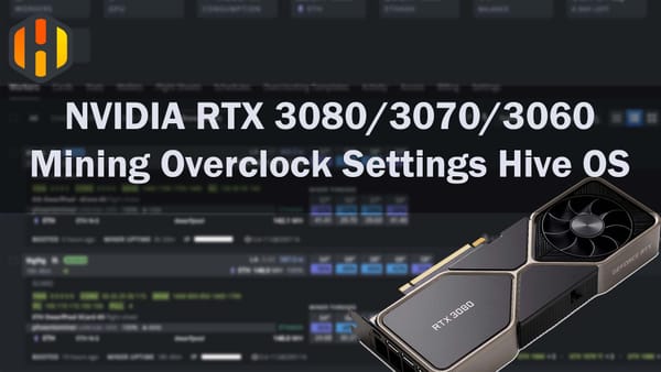 RTX 3080 Overclock Settings Hive OS