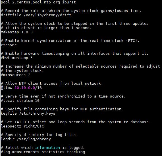 Configure Chrony as NTP server