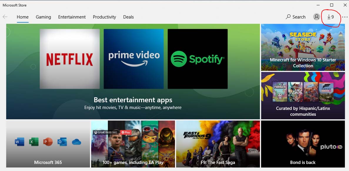 microsoft store update