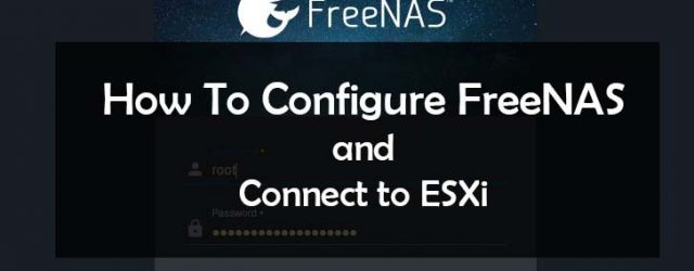 FreeNAS ISCSi ESXi Configuration