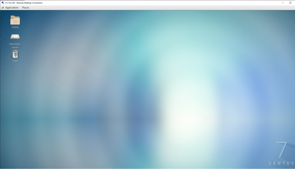 centos 7 remote desktop from windows
