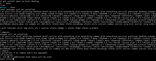 Install Open VM Tools Ubuntu 18.04