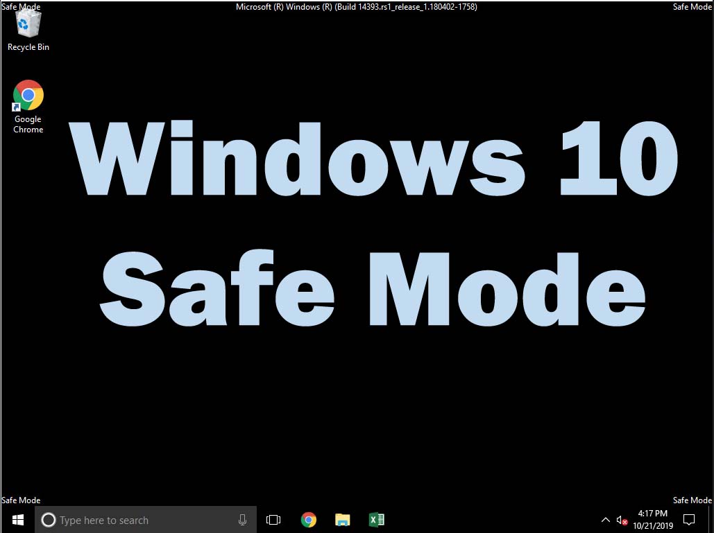 Restart Windows 10 In Safe Mode - Computer How To