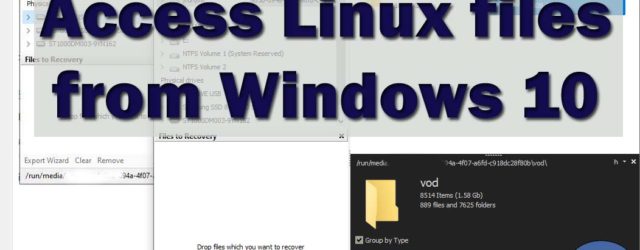 Access Linux Files From Windows 10