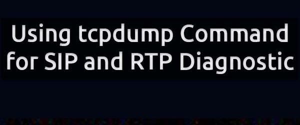 tcpdump sip and rtp