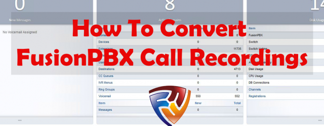 How To Convert FusionPBX Call Recordings