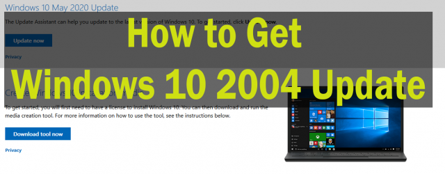 How to Get Windows 10 2004 Update