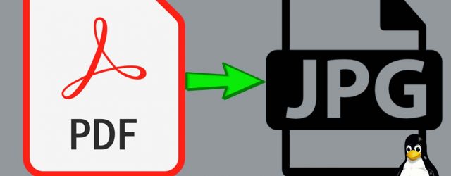 Convert PDF to JPG Linux
