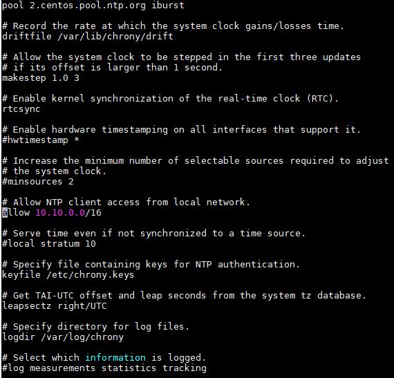 Configure Chrony as NTP server