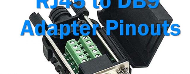 RJ45 to DB9 Adapter Pinouts