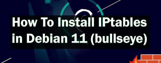 install iptables debian 11