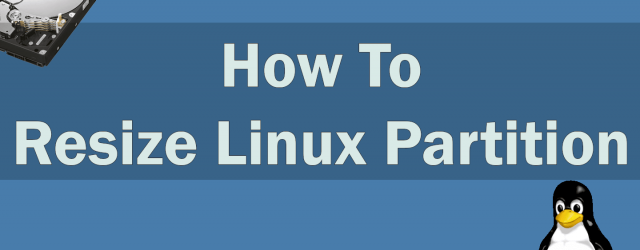 Resize Linux Partition Command Line