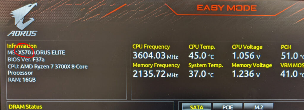 Identify Chipset BIOS