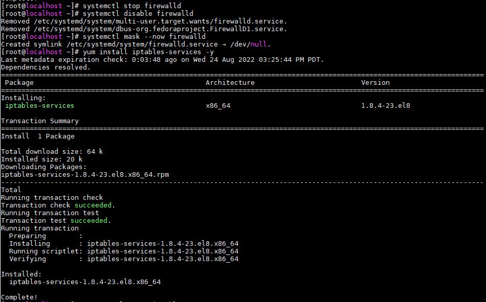 How To Install IPtables On CentOS 8/7