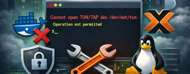 Cannot open TUN/TAP dev /dev/net/tun
