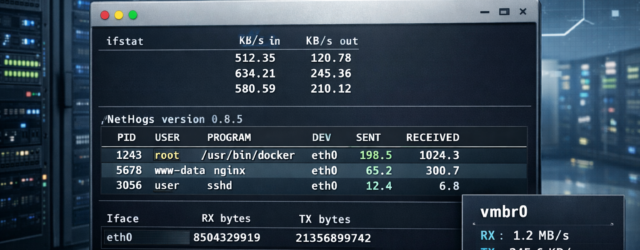 Network Interface Traffic Monitoring Linux